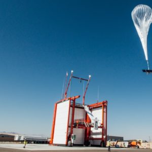 balões estratosféricos para levar sinal 4G para conectar vilas rurais.