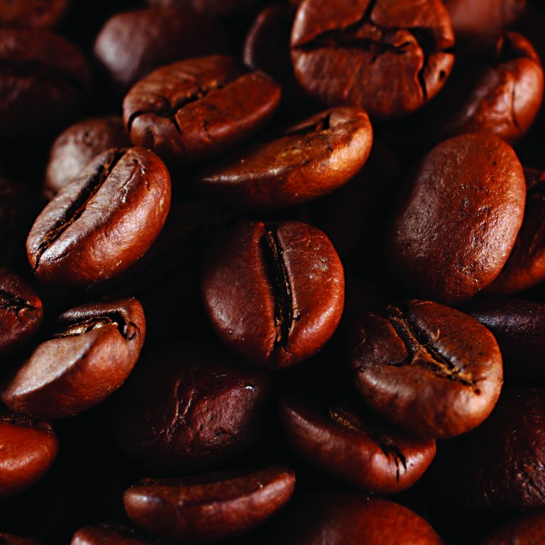 coffee beans close up