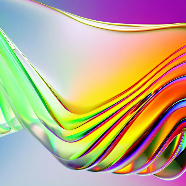 Colorful abstract liquid glass background. wallpaper neon. Fluid painting abstract texture. Intensive colorful mix of acrylic neon colors